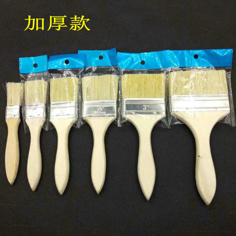 Factory Wholesale Wooden Handle Paint Brush Imitation Bristle Silk Brush Marine Hair Brush Barbecue clean brush Factory Wholesale Wooden Handle Paint Brush Imitation Bristle Silk Brush Marine Hair Brush Barbecue clean brush