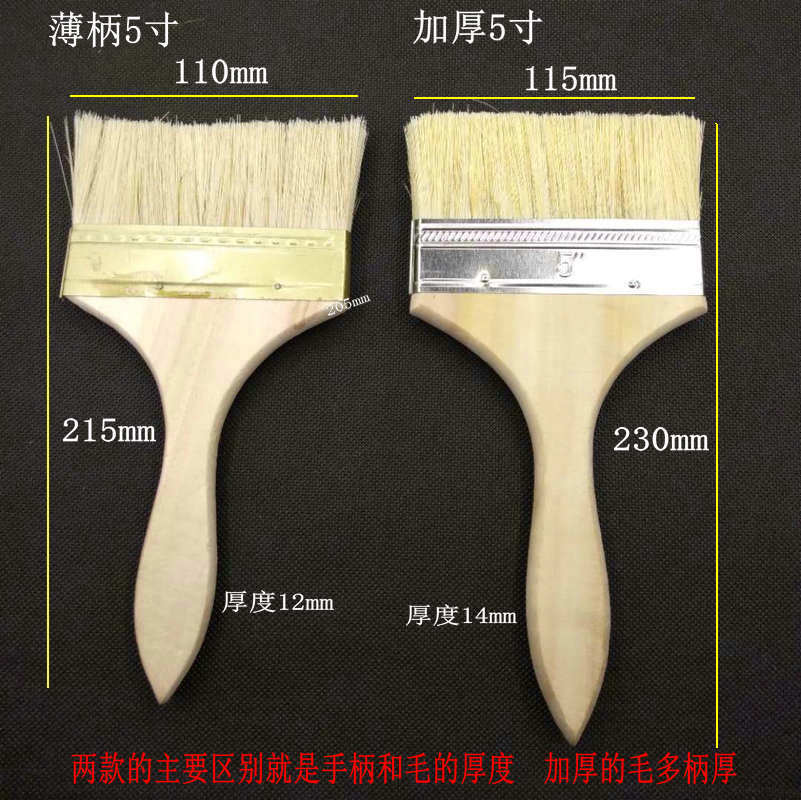 Factory Wholesale Wooden Handle Paint Brush Imitation Bristle Silk Brush Marine Hair Brush Barbecue clean brush Factory Wholesale Wooden Handle Paint Brush Imitation Bristle Silk Brush Marine Hair Brush Barbecue clean brush