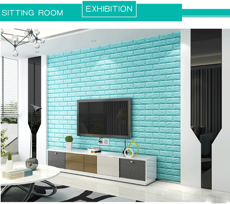 Brand New Style 3D Wall Sticker Tile Brick Self-adhesive Mosaic Kitchen Bathroom Wall Decor Home Decor