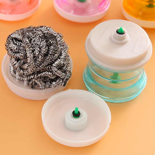 Hydraulic wash pot brush Wash dishes Brush kitchen supplies clean ball wire washing automatically add liquid non-stick pot brush pot