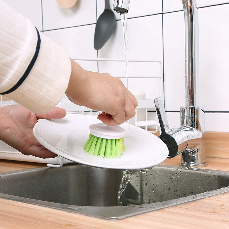 1332 hanging fabric brush kitchen clean wash pan brush chopping board, the clean brush pan dish brush