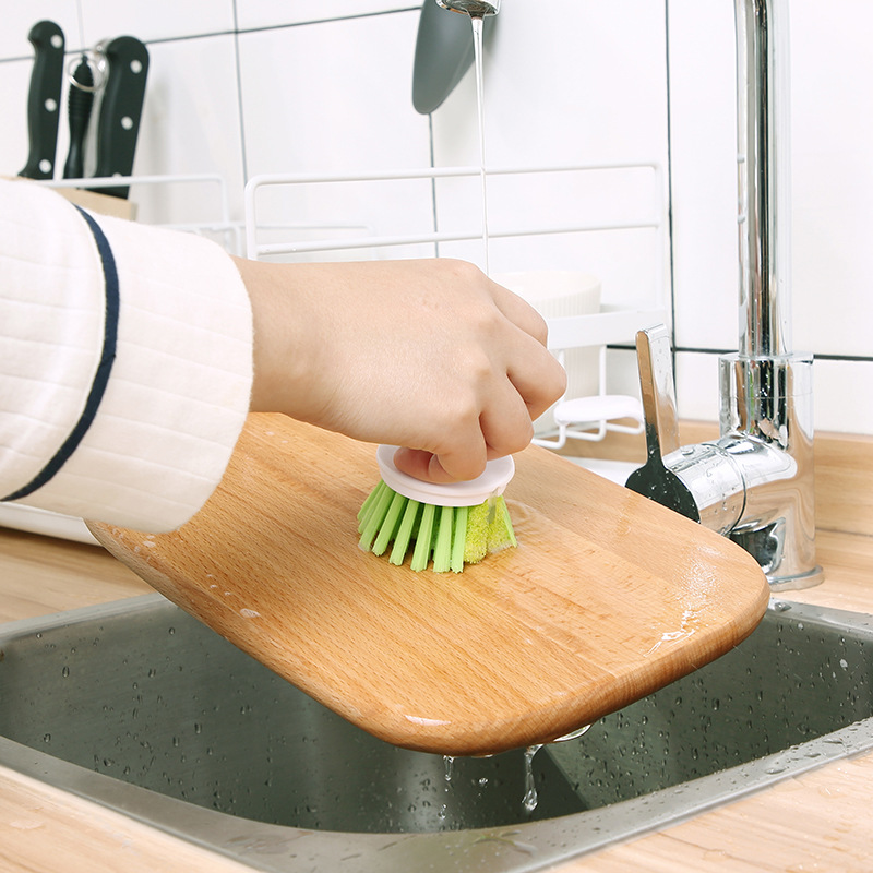 1332 hanging fabric brush kitchen clean wash pan brush chopping board, the clean brush pan dish brush