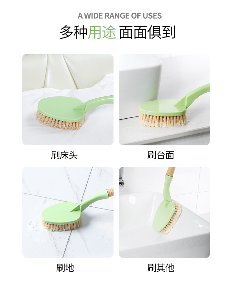 Bathroom long handle brush bathroom clean brush bathtub sponge brush toilet tile tile brush floor scrub brush