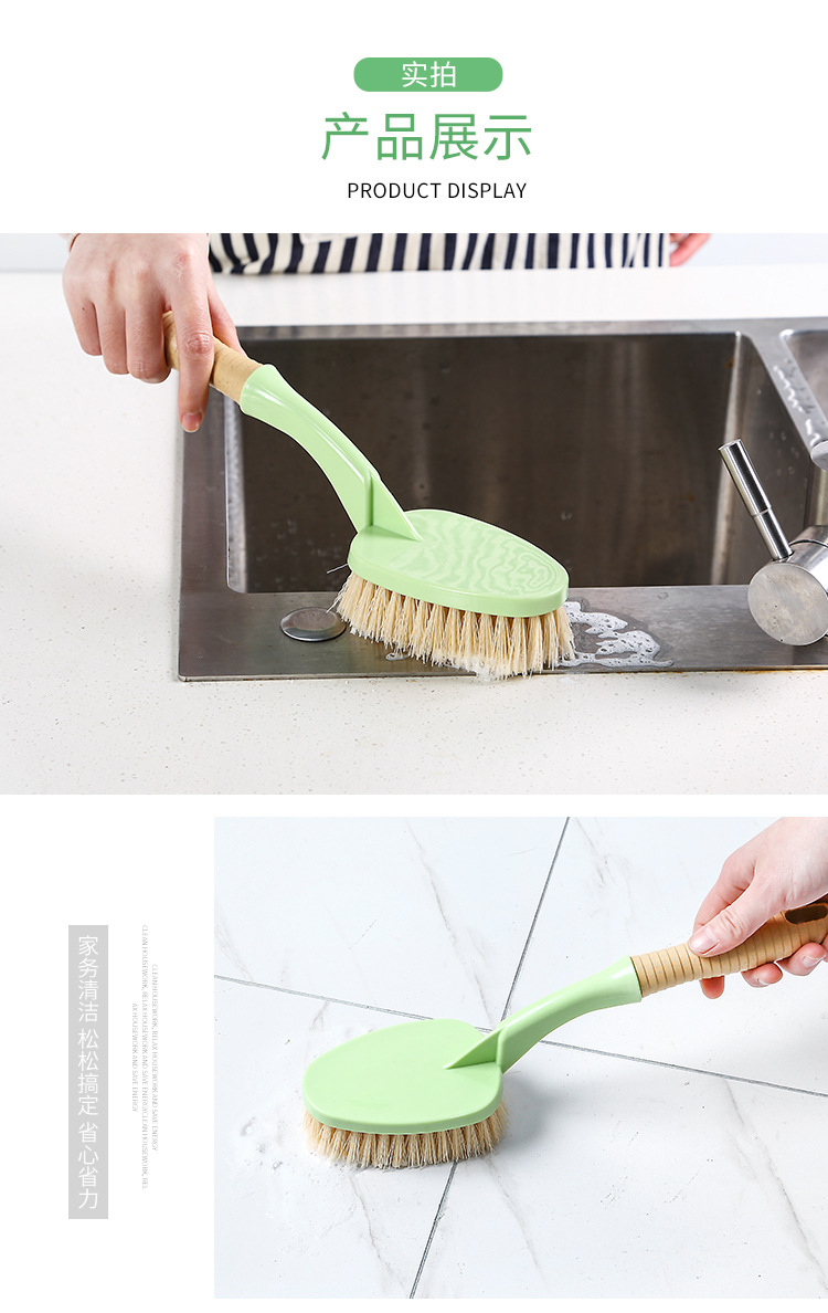 Bathroom long handle brush bathroom clean brush bathtub sponge brush toilet tile tile brush floor scrub brush