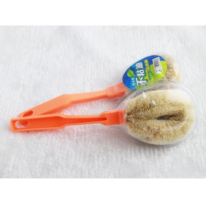 Brush oil free clean Brush coconut palm pan Brush household cleaning Brush 2 yuan daily Brush factory