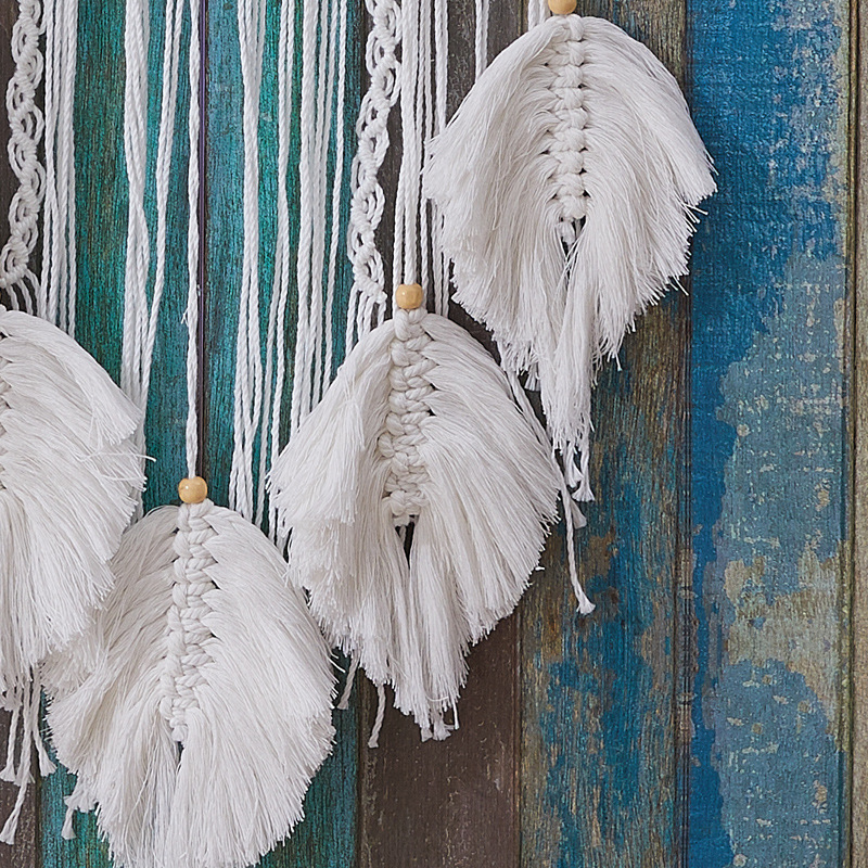 Amazon&#039;s Popular White Tassel Dream Catcher Dream Chaser Dream Shop Wind Chimes home decor pendant gift