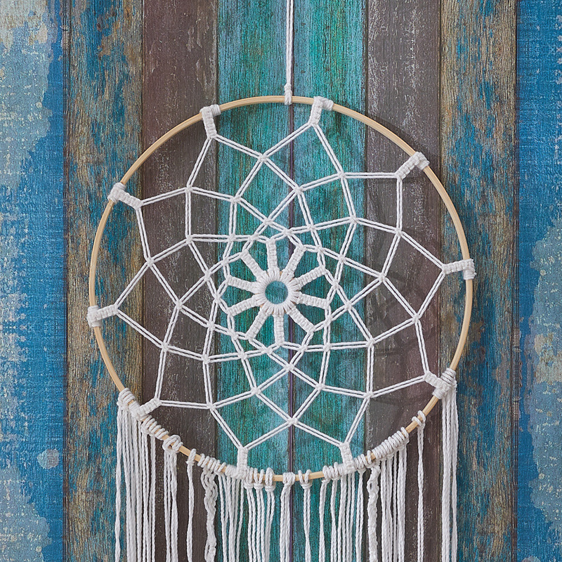 Amazon&#039;s Popular White Tassel Dream Catcher Dream Chaser Dream Shop Wind Chimes home decor pendant gift