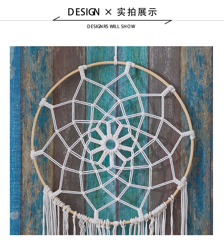 Amazon's Popular White Tassel Dream Catcher Dream Chaser Dream Shop Wind Chimes home decor pendant gift Amazon's Popular White Tassel Dream Catcher Dream Chaser Dream Shop Wind Chimes home decor pendant gift
