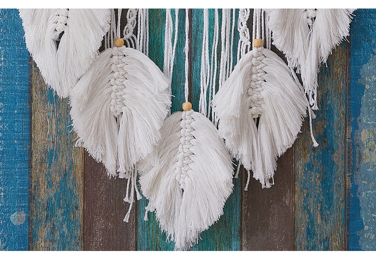 Amazon's Popular White Tassel Dream Catcher Dream Chaser Dream Shop Wind Chimes home decor pendant gift Amazon's Popular White Tassel Dream Catcher Dream Chaser Dream Shop Wind Chimes home decor pendant gift