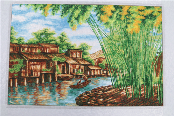 Water small embroidery home decor paintings Water small embroidery home decor paintings