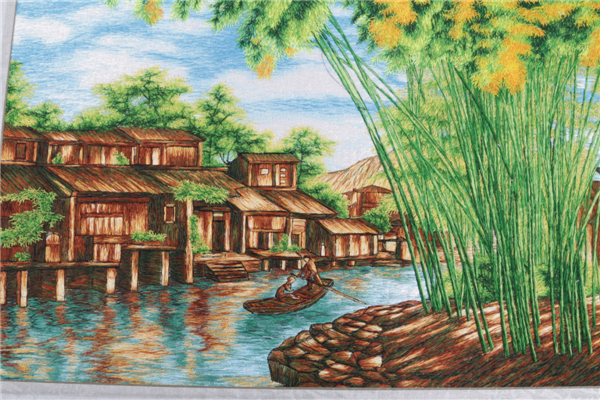 Water small embroidery home decor paintings Water small embroidery home decor paintings