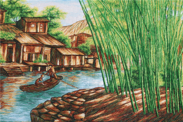 Water small embroidery home decor paintings Water small embroidery home decor paintings