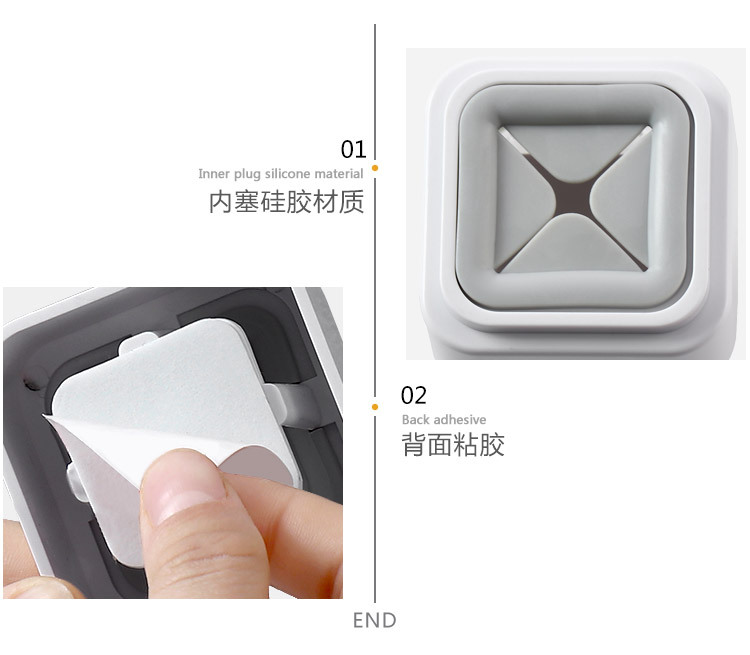 Japanese style creative non-perforated towel rack kitchen supplies dishcloth plug household plastic washcloth towel rack Japanese style creative non-perforated towel rack kitchen supplies dishcloth plug household plastic washcloth towel rack