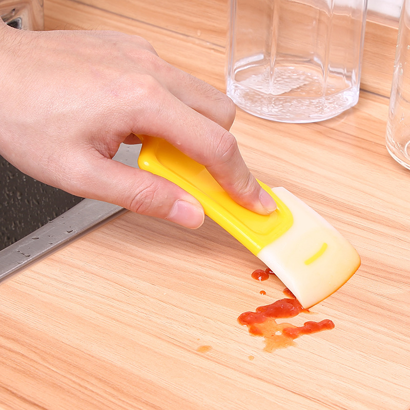1124 high temperature resistant silicone oil scraper brush pan utensils oil cleaning scraper to use the clean stains