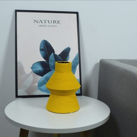 Creative Handicrafts Brushed Molandi ceramic vases Boutique home decor office decor