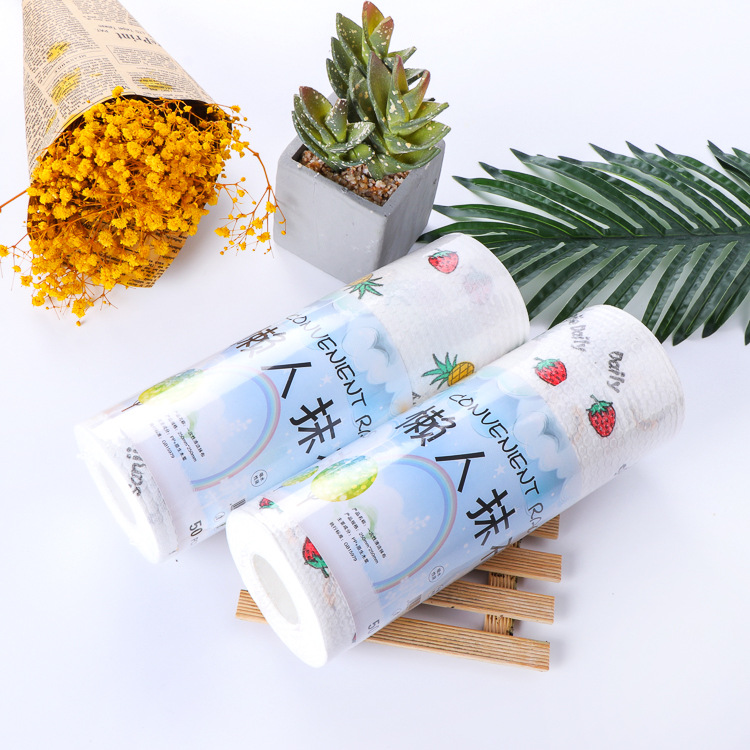 Wholesale Oil-Free Lazy Rag Non-Woven Dry and Wet Hand Towel Kitchen Supplies Disposable Dish Cloth
