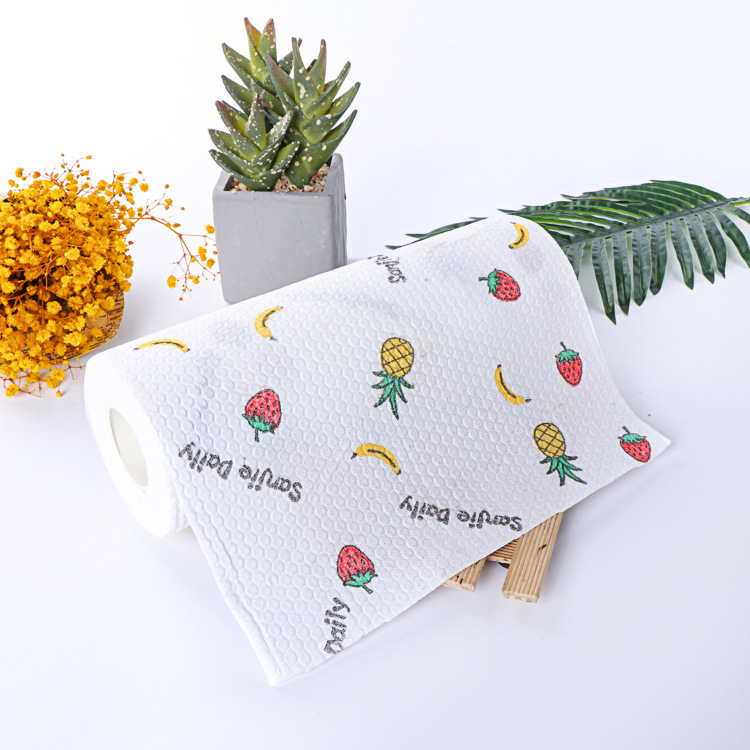 Wholesale Oil-Free Lazy Rag Non-Woven Dry and Wet Hand Towel Kitchen Supplies Disposable Dish Cloth