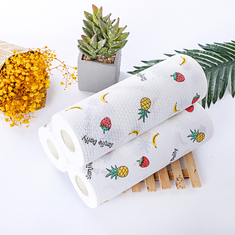 Wholesale Oil-Free Lazy Rag Non-Woven Dry and Wet Hand Towel Kitchen Supplies Disposable Dish Cloth