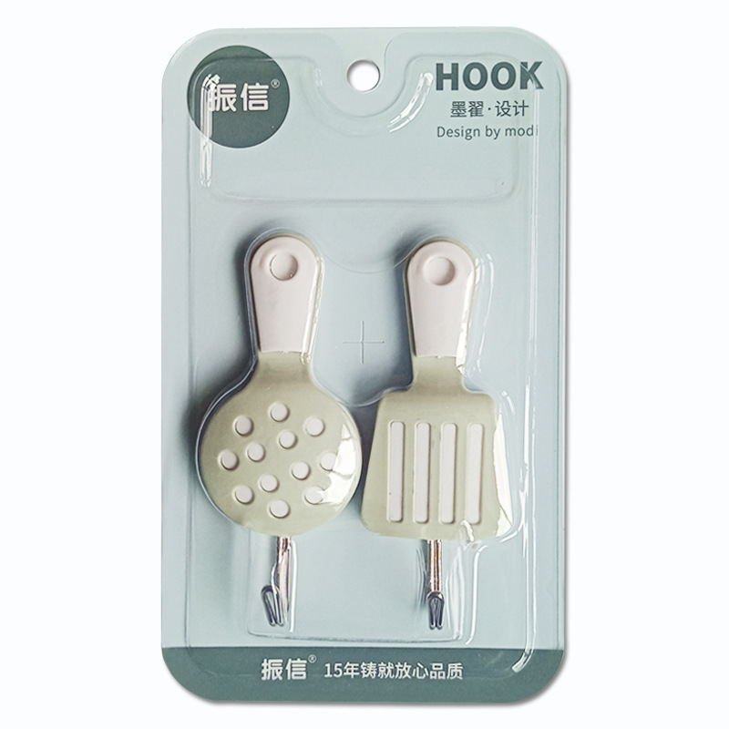 Zhenxin stick hook creative color hook kitchen bathroom hook simple towel hanging household seamless wall stick hook