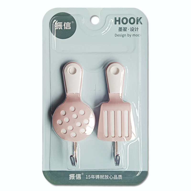 Zhenxin stick hook creative color hook kitchen bathroom hook simple towel hanging household seamless wall stick hook