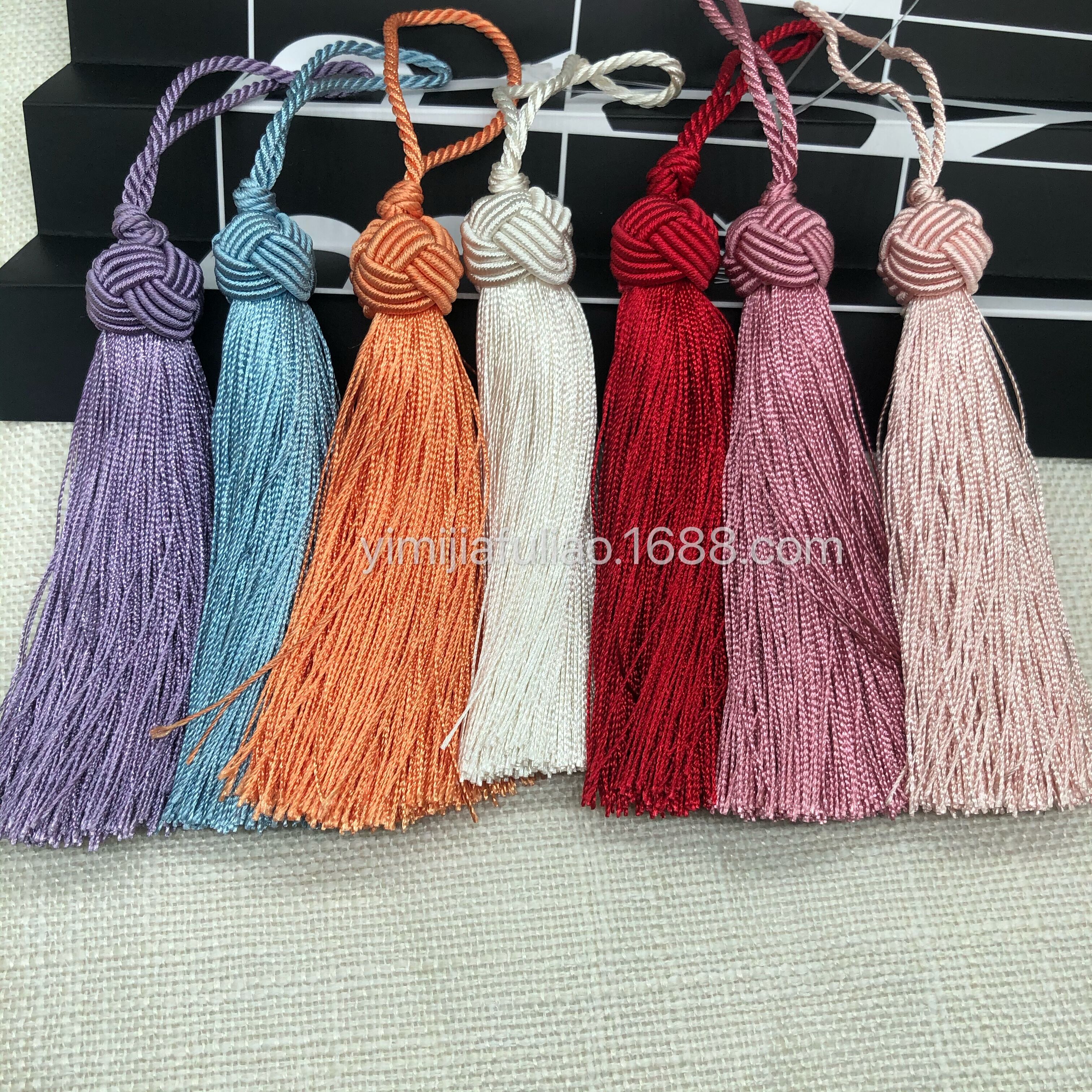 Silk Tassel Fringe Curtain brush DIY craft tassel fringe Trim for curtains jewelry DIY Wedding Home Decor accessor