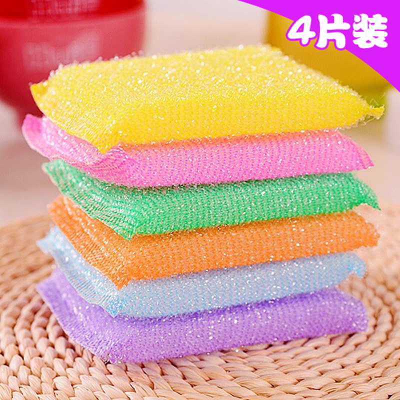 T New Product Sponge Wiper Kitchen Baijie Dish Towel Oil-Free Scouring Pad Color Cleaning Cloth Factory Direct Sales