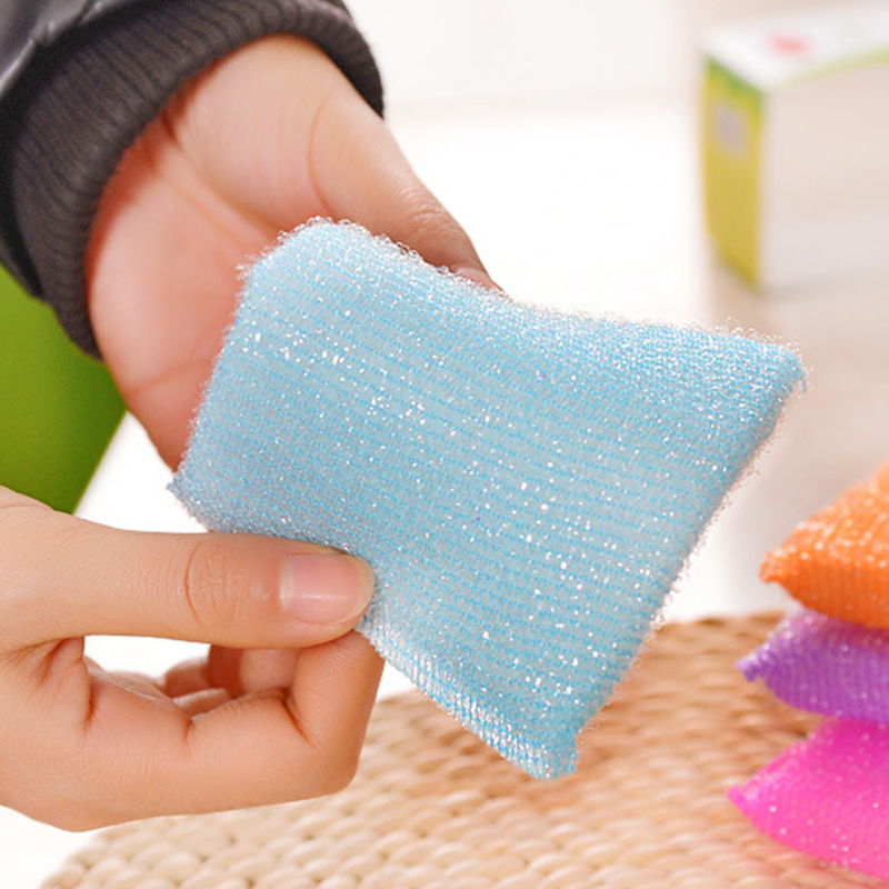 T New Product Sponge Wiper Kitchen Baijie Dish Towel Oil-Free Scouring Pad Color Cleaning Cloth Factory Direct Sales
