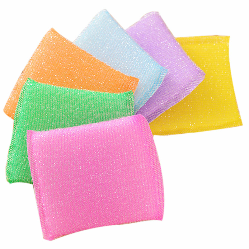 T New Product Sponge Wiper Kitchen Baijie Dish Towel Oil-Free Scouring Pad Color Cleaning Cloth Factory Direct Sales