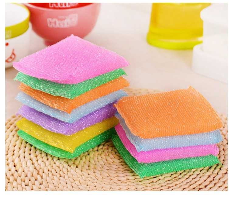 T New Product Sponge Wiper Kitchen Baijie Dish Towel Oil-Free Scouring Pad Color Cleaning Cloth Factory Direct Sales