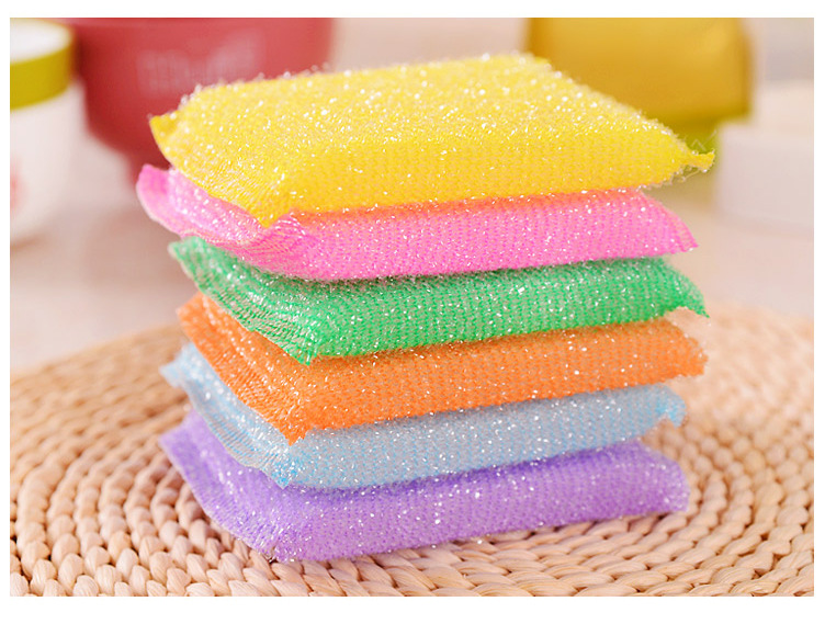 T New Product Sponge Wiper Kitchen Baijie Dish Towel Oil-Free Scouring Pad Color Cleaning Cloth Factory Direct Sales