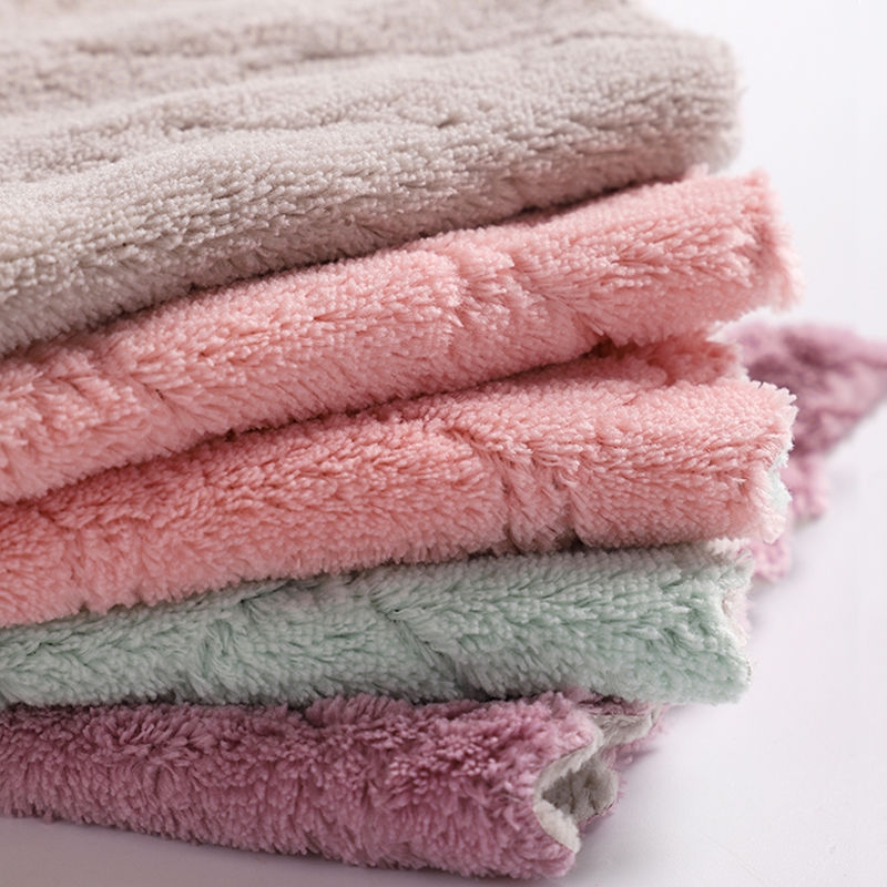 The Kitchen dishcloth absorbent table towel thickened and coated with cleaning towel household dishcloth
