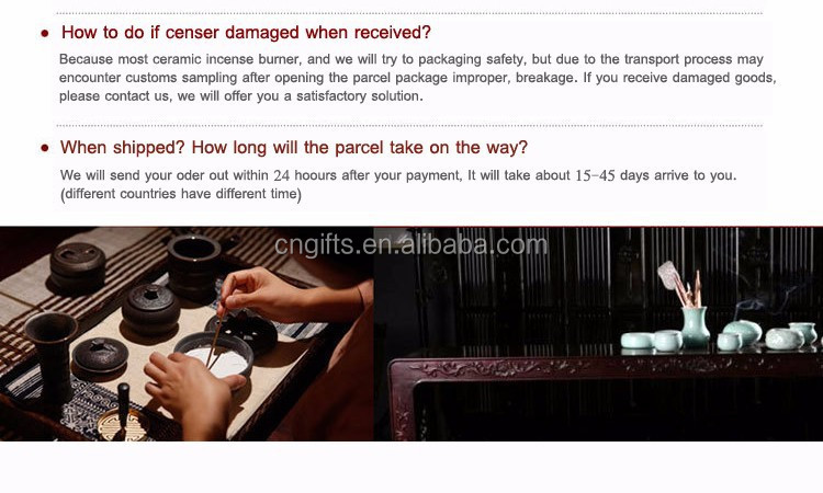 Ceramic Backflow Incense Burner Ceramic Censer Home Decor Decoration Aromatherapy Smoke Backflow Stick Incense Censer