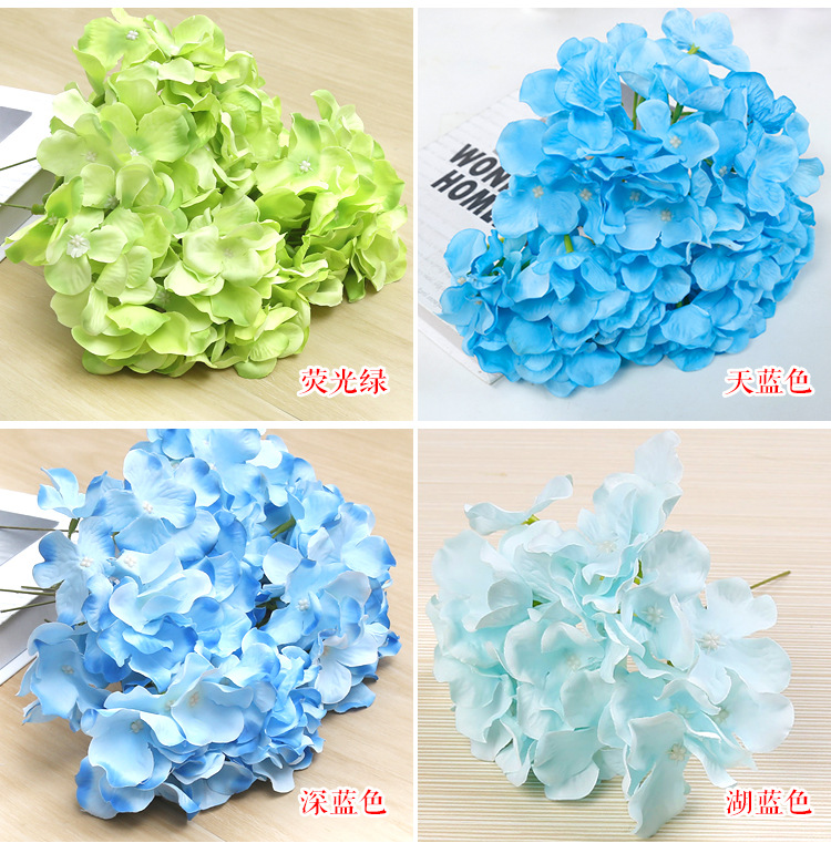 Factory Wholesale Artificial Flower Wedding Hydrangea Fake Bouquet Silk Flower Road Lead Flower Home Decor Floriculture Flower Arrangement Factory Wholesale Artificial Flower Wedding Hydrangea Fake Bouquet Silk Flower Road Lead Flower Home Decor Floriculture Flower Arrangement