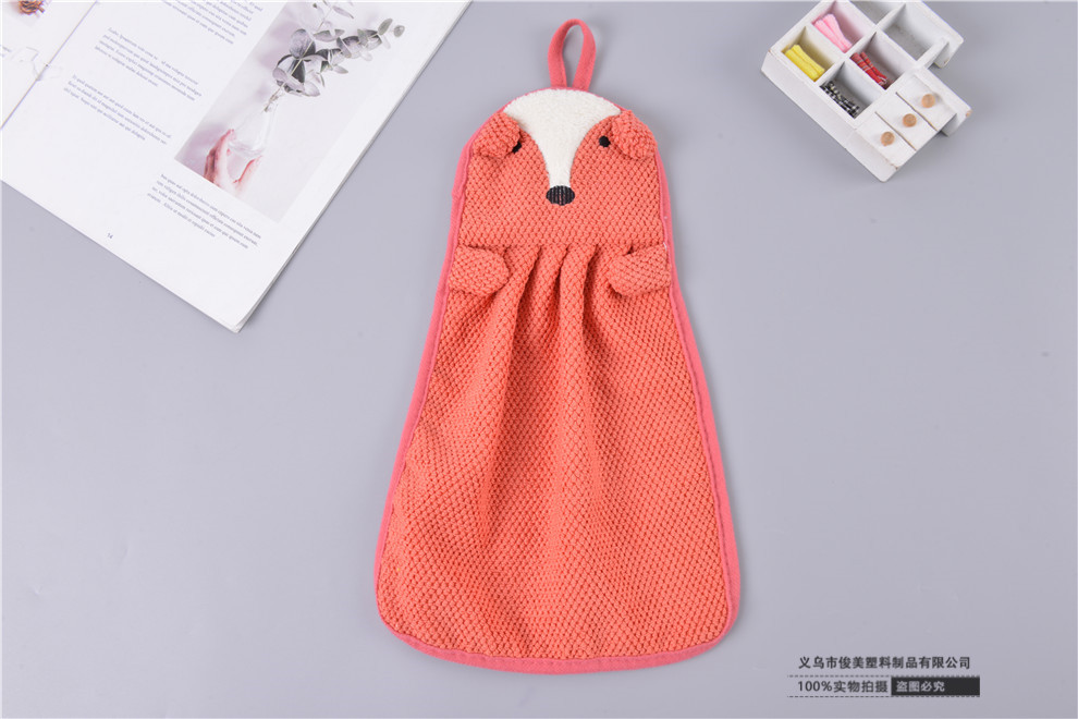 Cute Cartoon Wipe Towel Hanging Absorbent Small Towel Soft Bathroom Kitchen Hand Towel Animal Children Towel Cute Cartoon Wipe Towel Hanging Absorbent Small Towel Soft Bathroom Kitchen Hand Towel Animal Children Towel