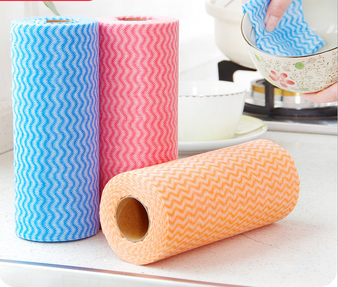Kitchen Cleaning Bowl Brush Towel Scouring Pad