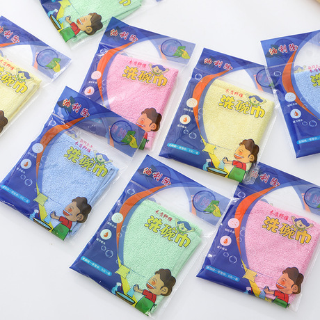 Multi-Specification Wholesale Oil Removing Dishcloth Oil-Free Dish Towel Rag Kitchen Rag Absorbent Dishes Cloth