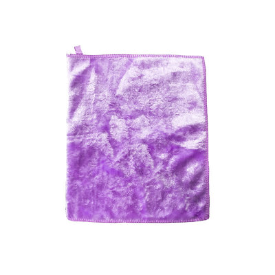 Double thickened water absorbent duster wood fiber shine silk kitchen duster dish towel
