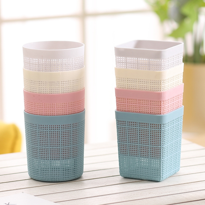 067 Kitchen Towel Rack Plastic Oil-Absorbing Roll Paper Base Punch-Free Paper Vertical Oil-Absorbing Sheets Trash Can
