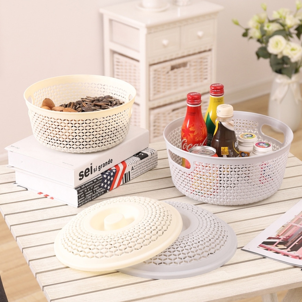 067 Kitchen Towel Rack Plastic Oil-Absorbing Roll Paper Base Punch-Free Paper Vertical Oil-Absorbing Sheets Trash Can