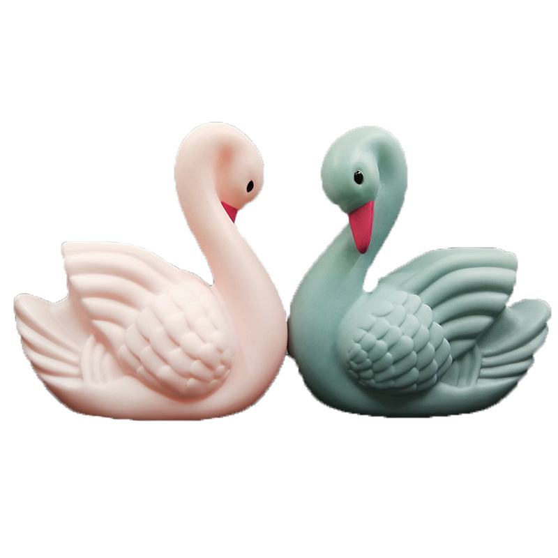 Ins Swan little night light creative home decor LED children&#039;s birthday luminescent gift bedside lamp