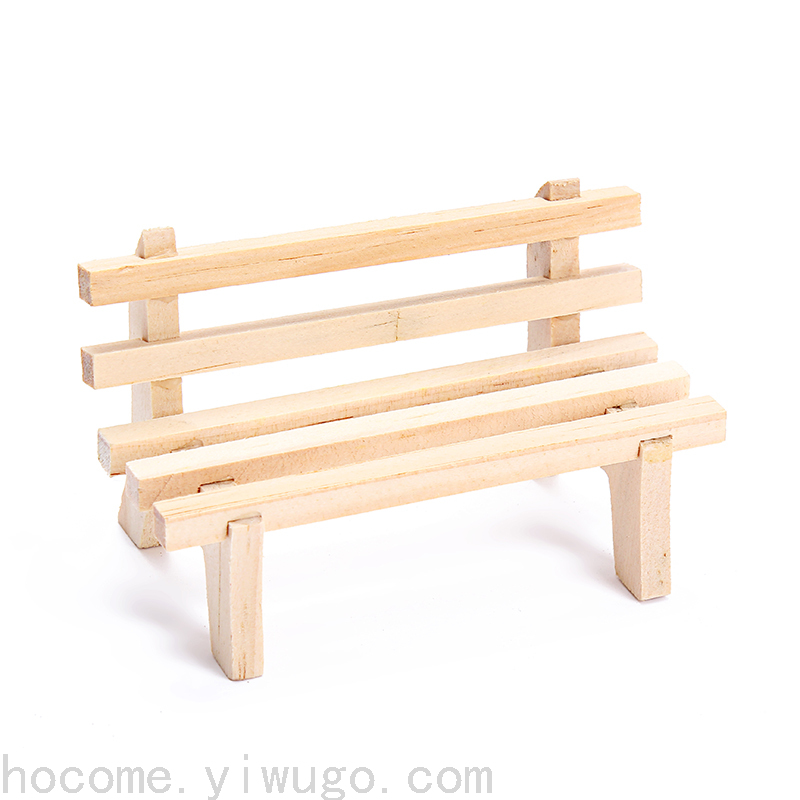 Pine Solid Wood Creative Park Chair Mini Small Chair Stool Crafts Doll Stool