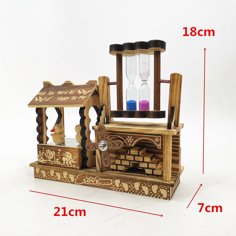 Factory Direct Sales Hourglass Bird Dancing Music Windmill Dancing Bird Quicksand Windmill Wood Crafts Ornaments Factory Direct Sales Hourglass Bird Dancing Music Windmill Dancing Bird Quicksand Windmill Wood Crafts Ornaments