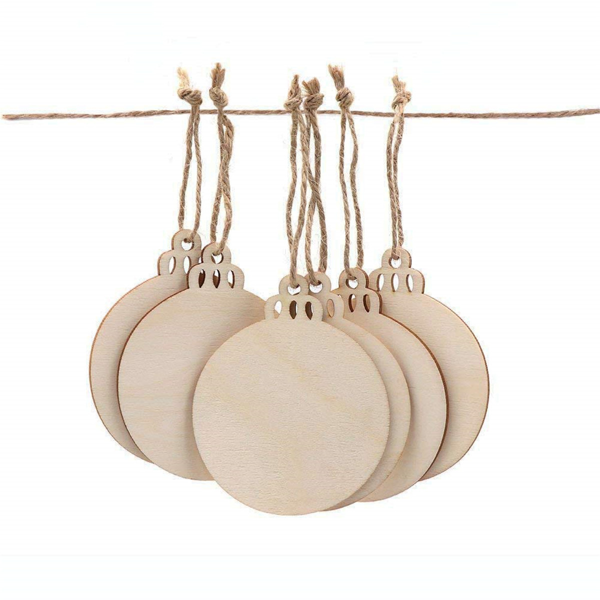 Christmas Crafts Creative Handmade Wood Piece Pendant Christmas Decoration Home Decoration DIY Children Hand Painted Wood Piece