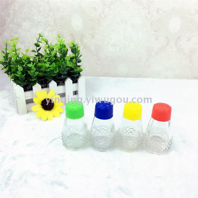 Practical Kitchen Spoon Bottle Mini Glass Seasoning Bottle Glass Bottle