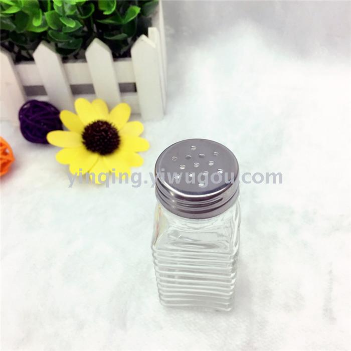 Glass Pancake Bottle Kitchen Practical Glass Seasoning Bottle Dispensing Bottle