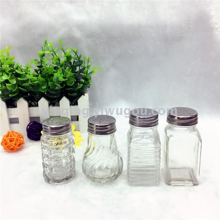 Glass Pancake Bottle Kitchen Practical Glass Seasoning Bottle Dispensing Bottle