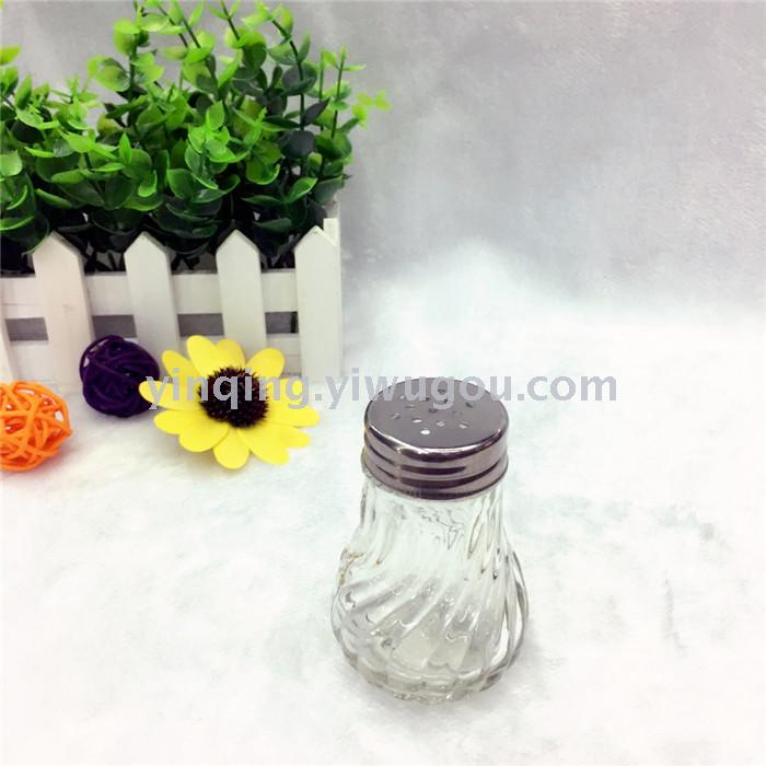 Glass Pancake Bottle Kitchen Practical Glass Seasoning Bottle Dispensing Bottle