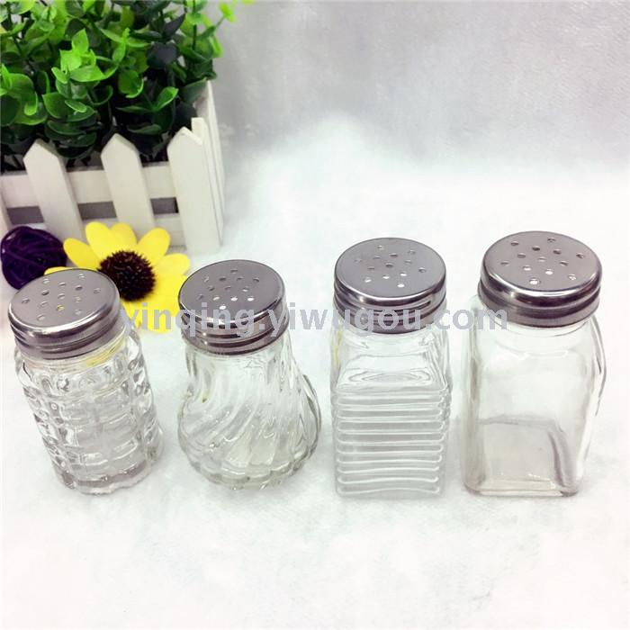 Glass Pancake Bottle Kitchen Practical Glass Seasoning Bottle Dispensing Bottle