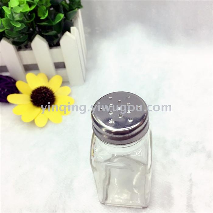 Glass Pancake Bottle Kitchen Practical Glass Seasoning Bottle Dispensing Bottle