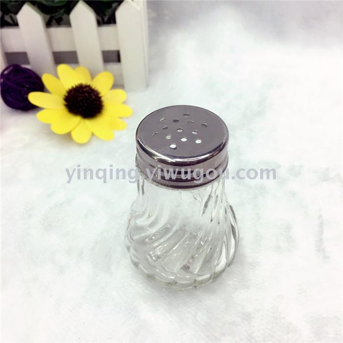 Glass Pancake Bottle Kitchen Practical Glass Seasoning Bottle Dispensing Bottle